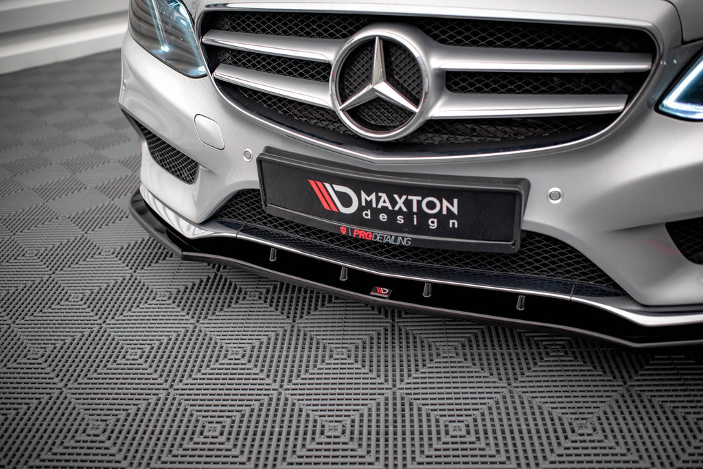 Front splitter v.1 mercedes-benz e amg-line sedan w212 facelift