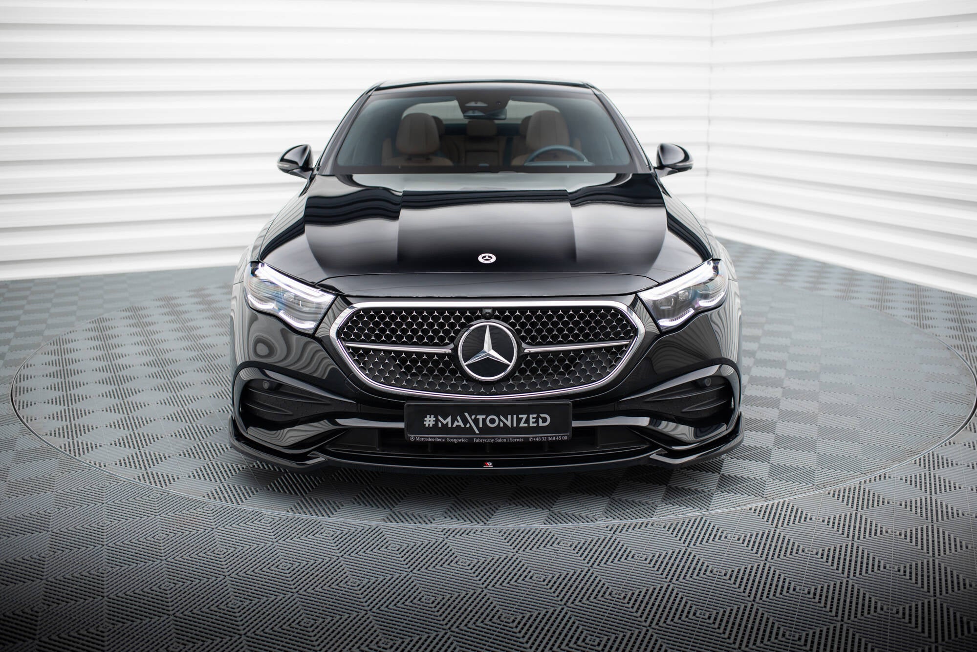Front splitter v.1 mercedes-benz e amg-line w214
