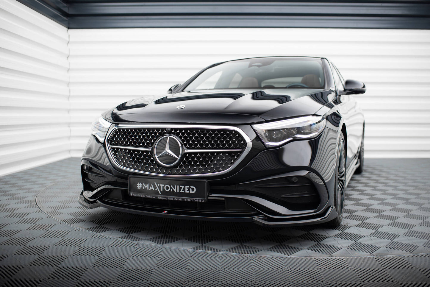 Front splitter v.1 mercedes-benz e amg-line w214