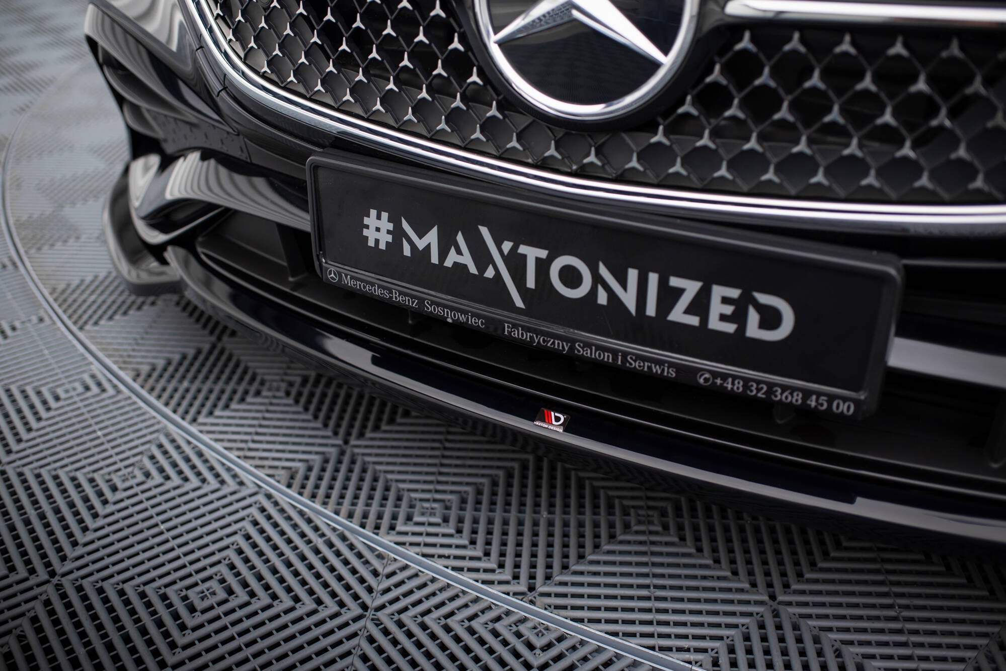 Front splitter v.1 mercedes-benz e amg-line w214