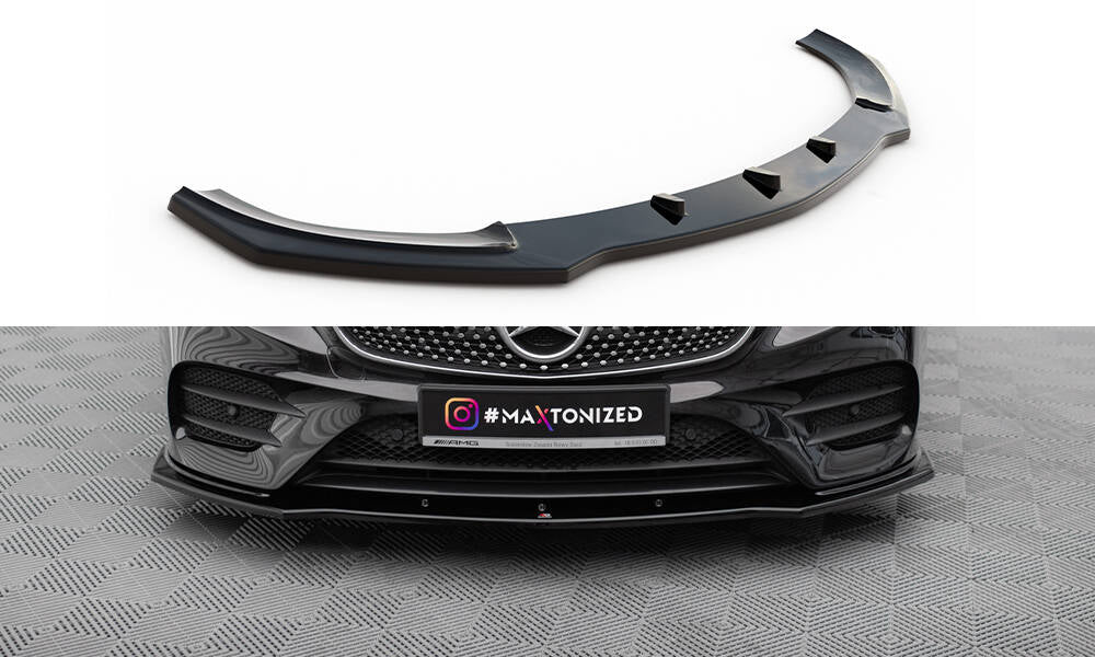 Front splitter v.1 mercedes-benz e-class w213 coupe (c238) / cabriolet (a238) amg-line / 53 amg