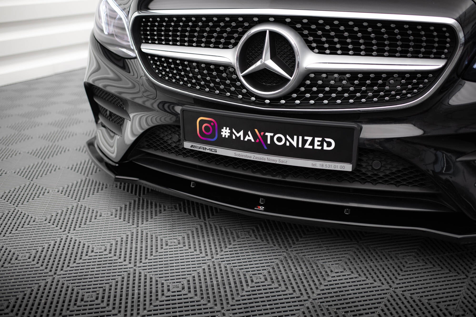 Front splitter v.1 mercedes-benz e-class w213 coupe (c238) / cabriolet (a238) amg-line / 53 amg