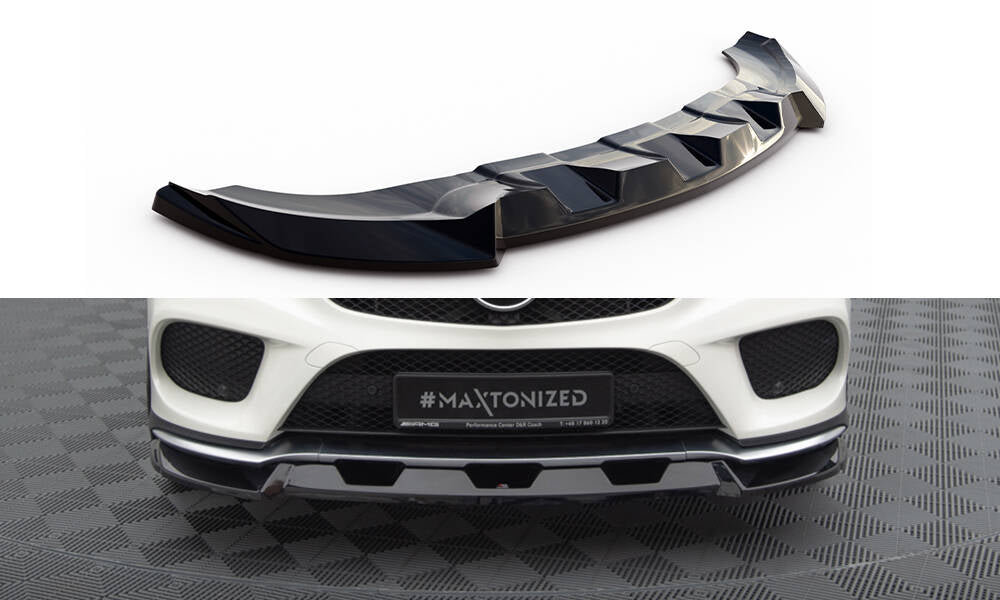 Front splitter v.1 mercedes-benz gle coupe 43 amg / amg-line c292