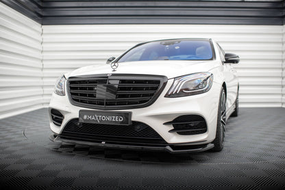 Front splitter v.1 mercedes-benz s amg-line w222 facelift