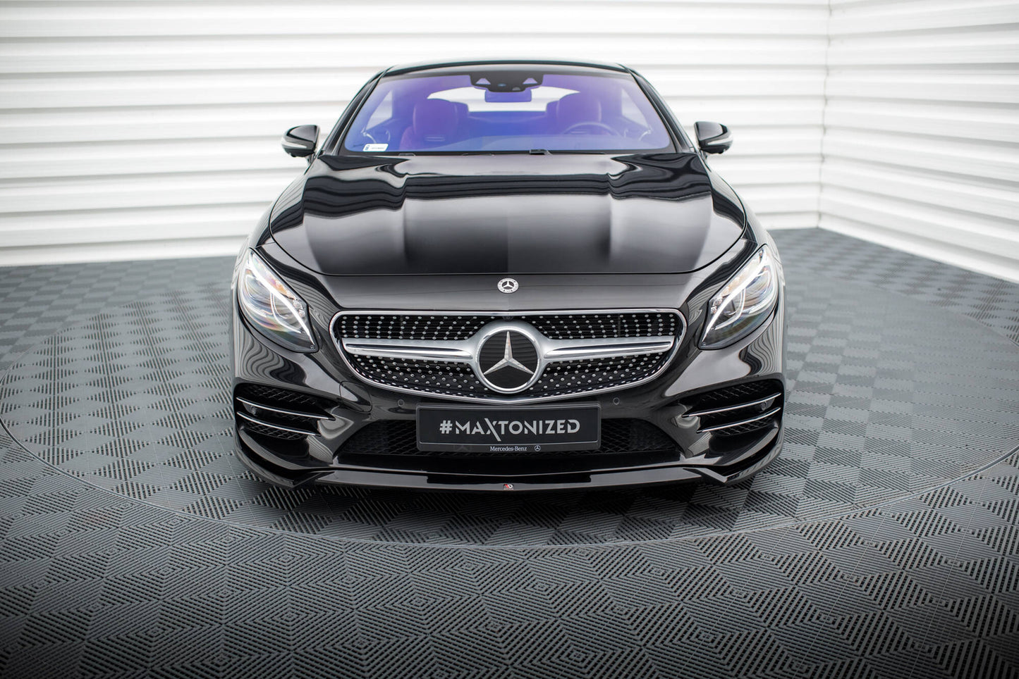 Front splitter v.1 mercedes-benz s coupe amg-line c217 facelift