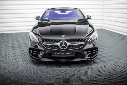 Front splitter v.1 mercedes-benz s coupe amg-line c217 facelift