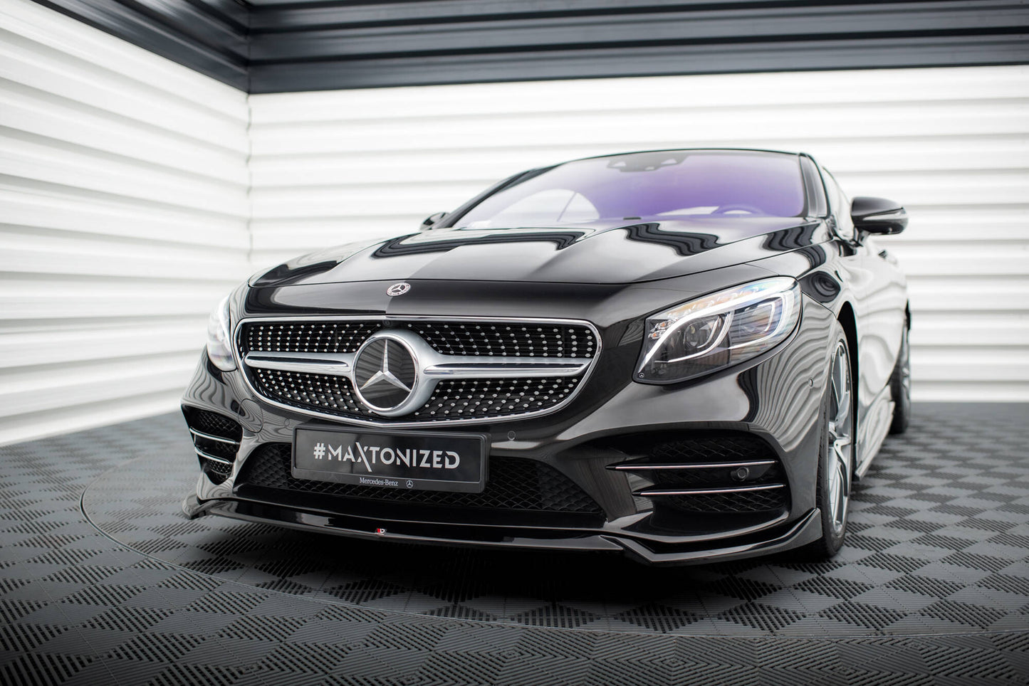 Front splitter v.1 mercedes-benz s coupe amg-line c217 facelift