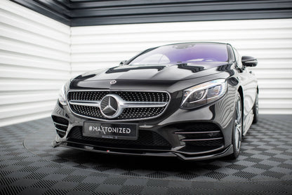 Front splitter v.1 mercedes-benz s coupe amg-line c217 facelift