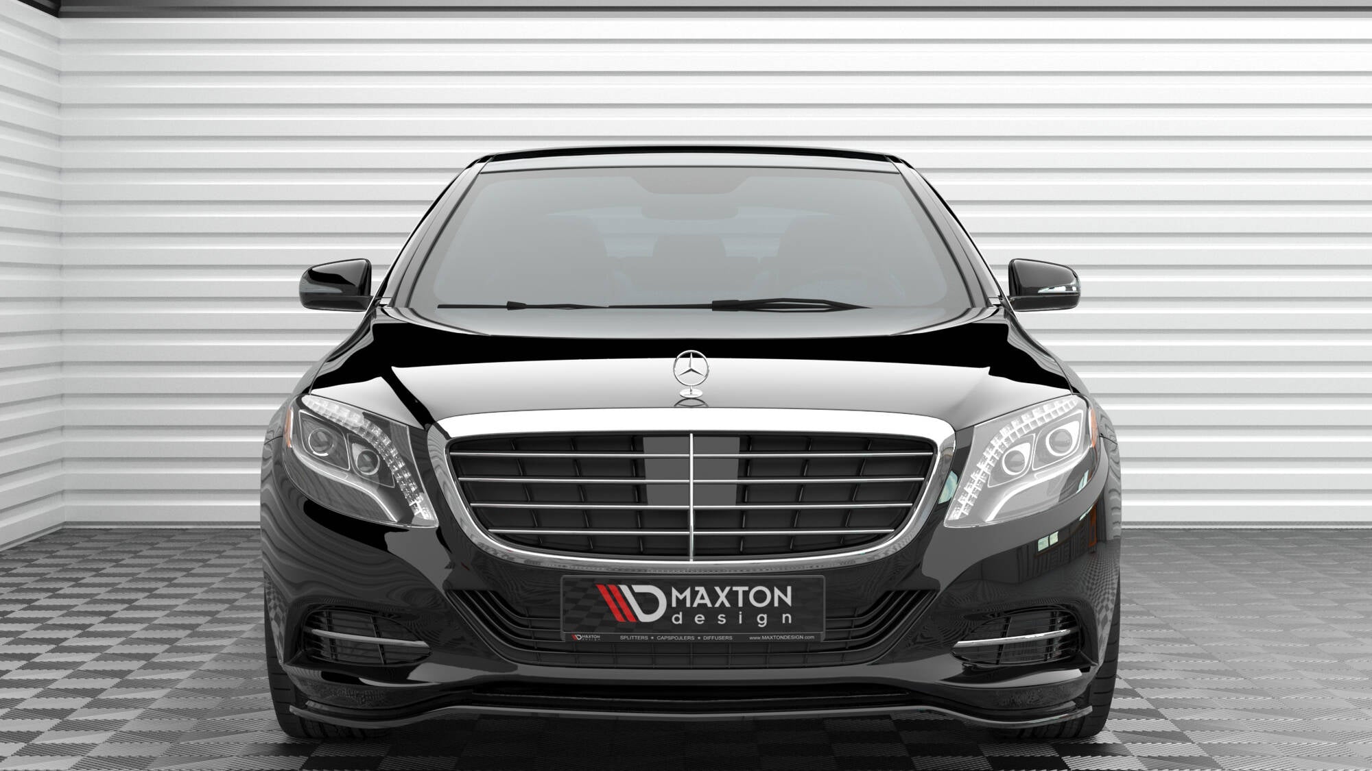 Front splitter v.1 mercedes-benz s w222