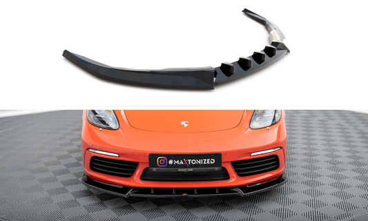 Front splitter v.1 porsche 718 cayman 982c