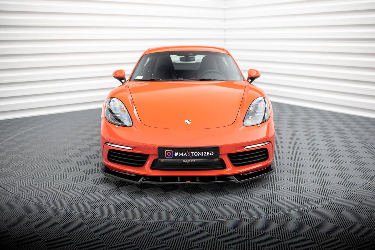 Front Splitter v.1 Porsche 718 Cayman 982C