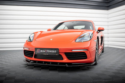 Front Splitter v.1 Porsche 718 Cayman 982C