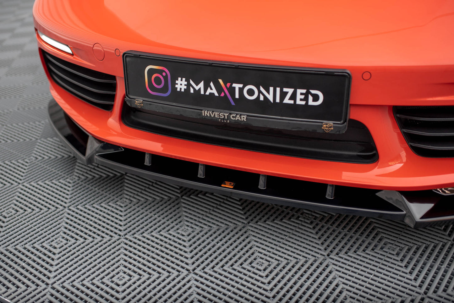Front Splitter v.1 Porsche 718 Cayman 982C