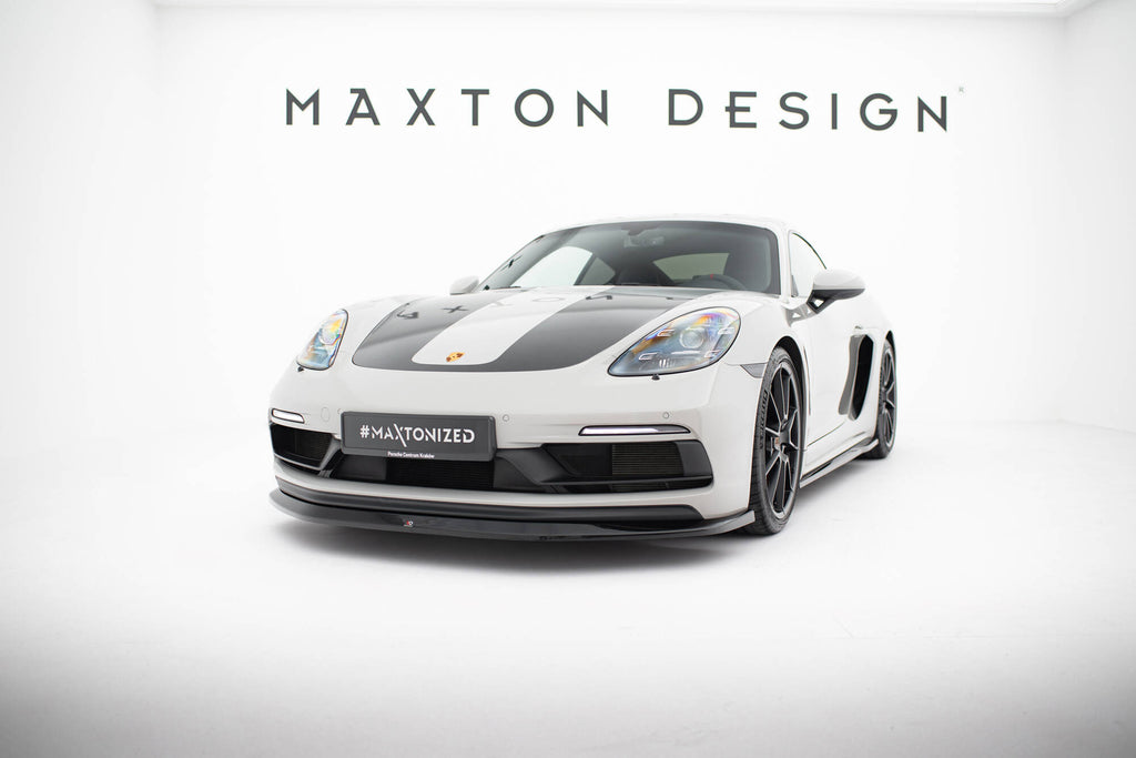 Front splitter  v.1 porsche 718 cayman gts 982c