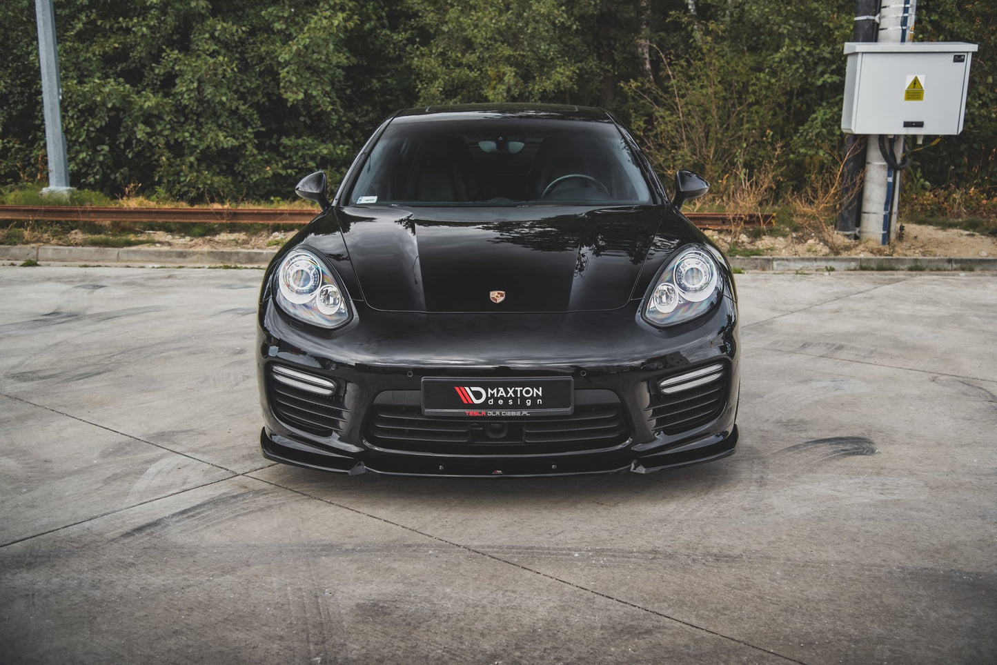 Front splitter v.1 porsche panamera turbo 970 facelift