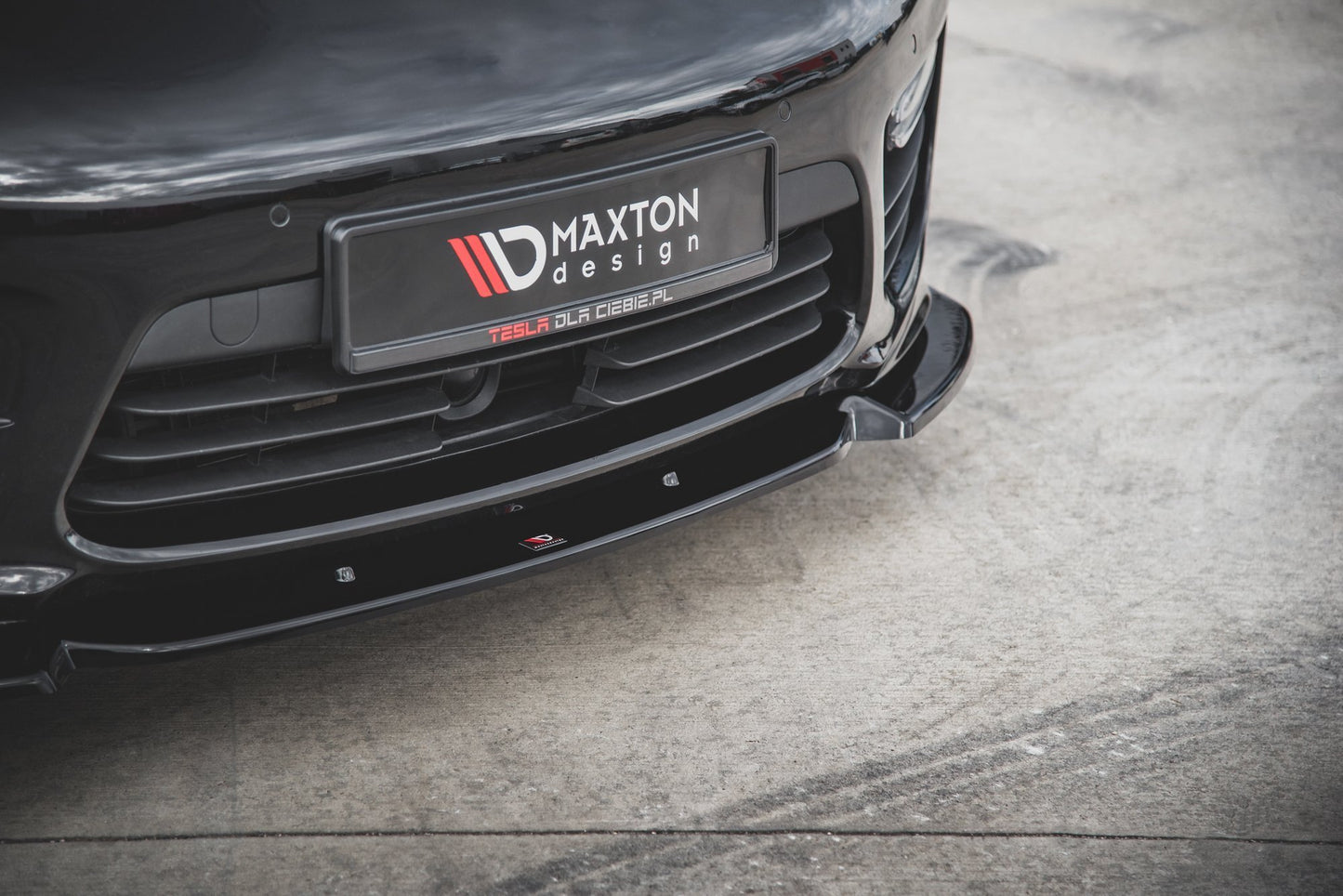 Front splitter v.1 porsche panamera turbo 970 facelift