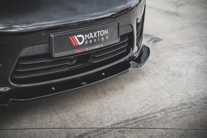 Front splitter v.1 porsche panamera turbo 970 facelift