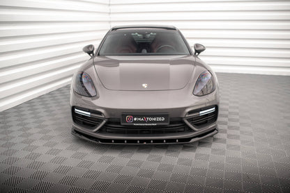 Front splitter v.1 porsche panamera turbo s e-hybrid