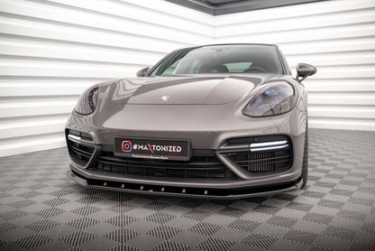 Front splitter v.1 porsche panamera turbo s e-hybrid