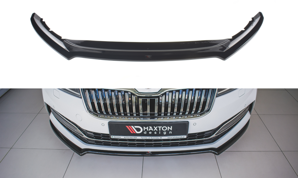 Front splitter v.1 skoda superb liftback / combi mk3 facelift