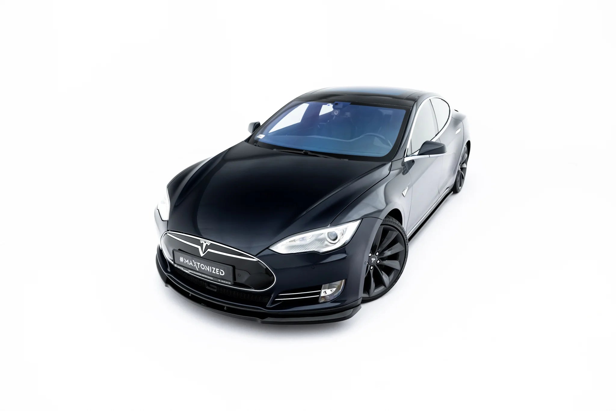 Front splitter v.1 tesla model s mk1