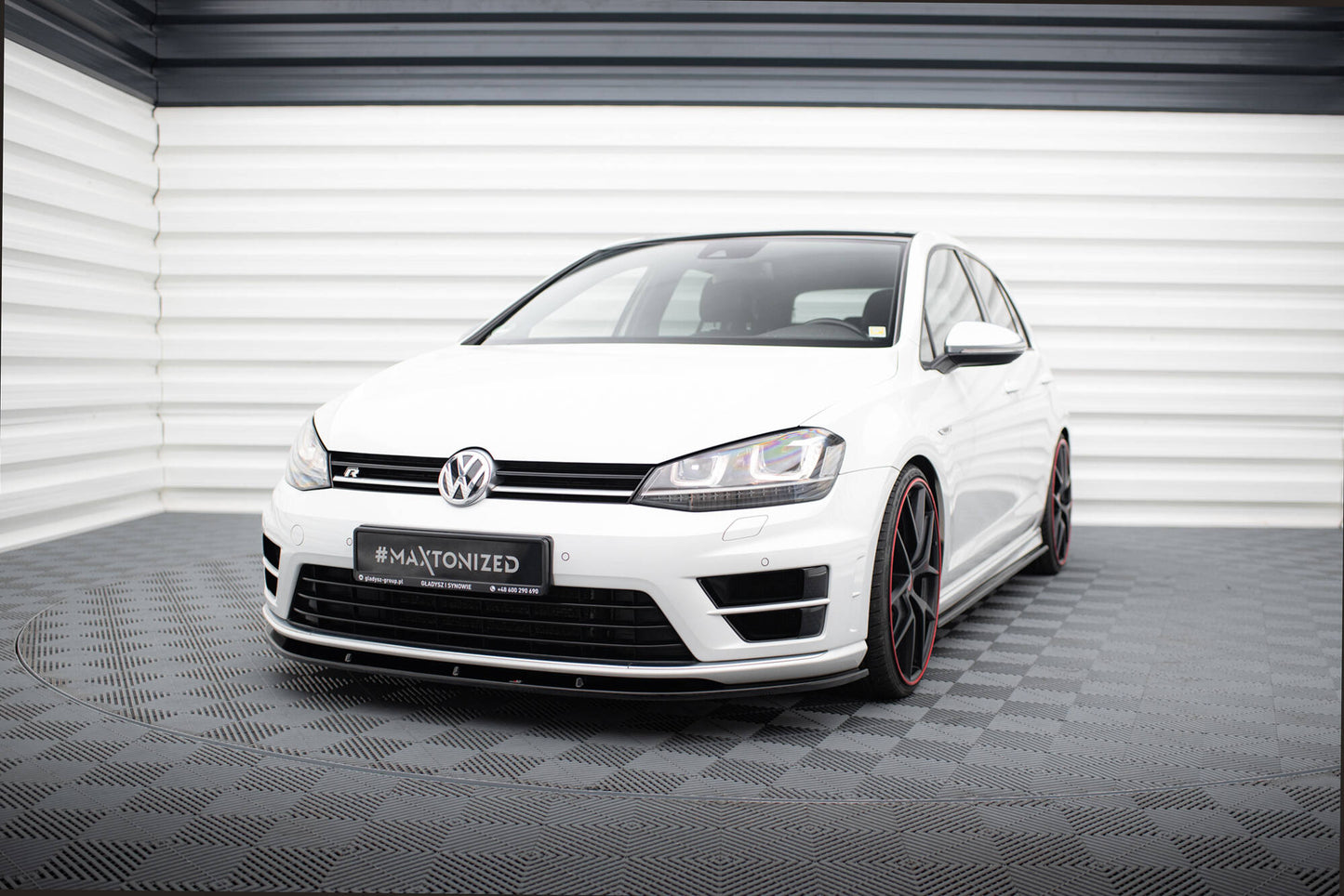 Front splitter v.1 vw golf 7 r / r-line