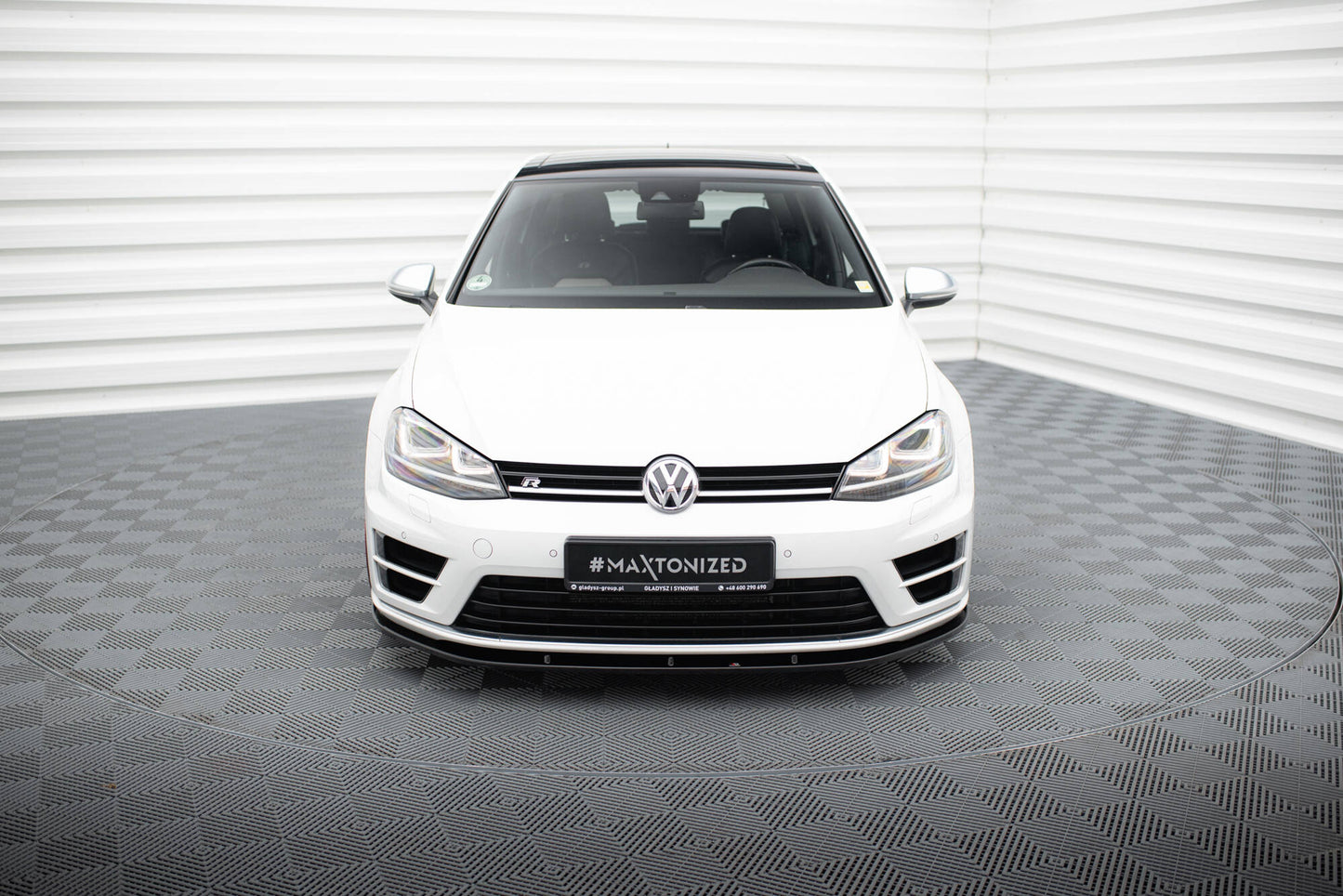 Front splitter v.1 vw golf 7 r / r-line