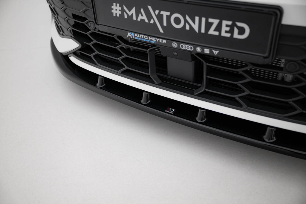 Front splitter v.1 volkswagen golf gti / gte / r-line mk8 facelift