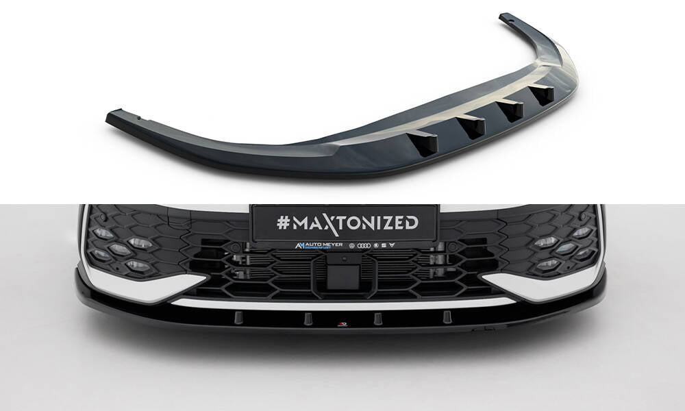 Front splitter v.1 volkswagen golf gti / gte / r-line mk8 facelift