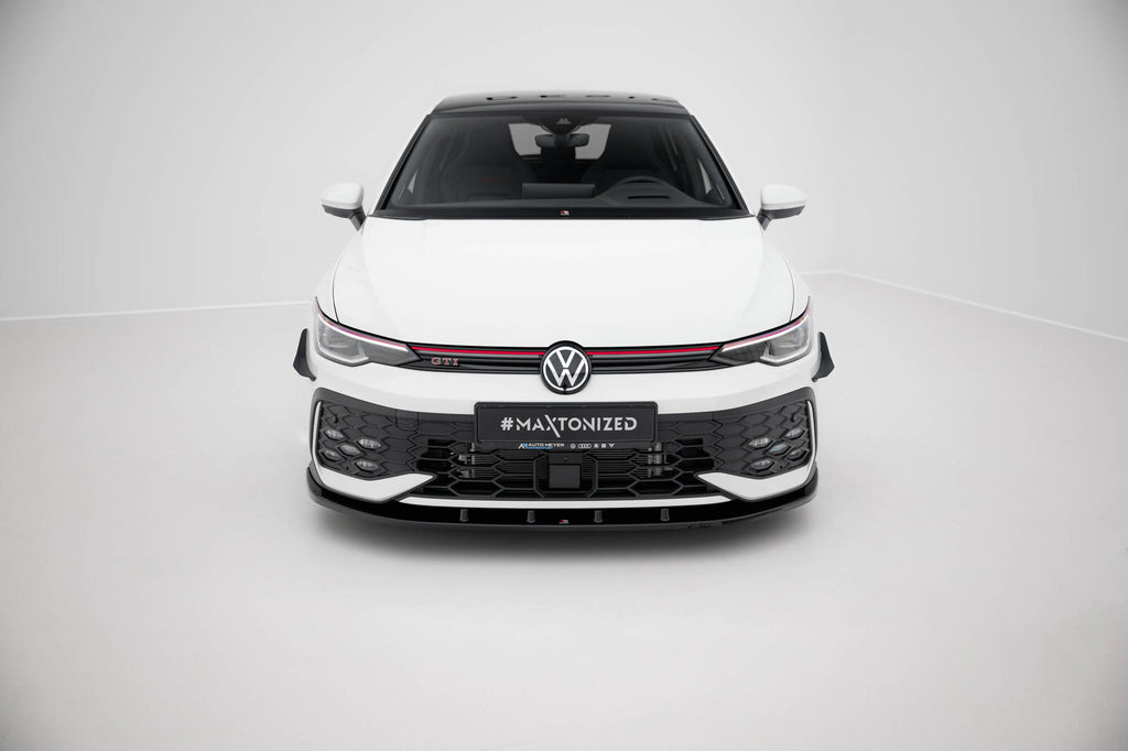 Front splitter v.1 volkswagen golf gti / gte / r-line mk8 facelift