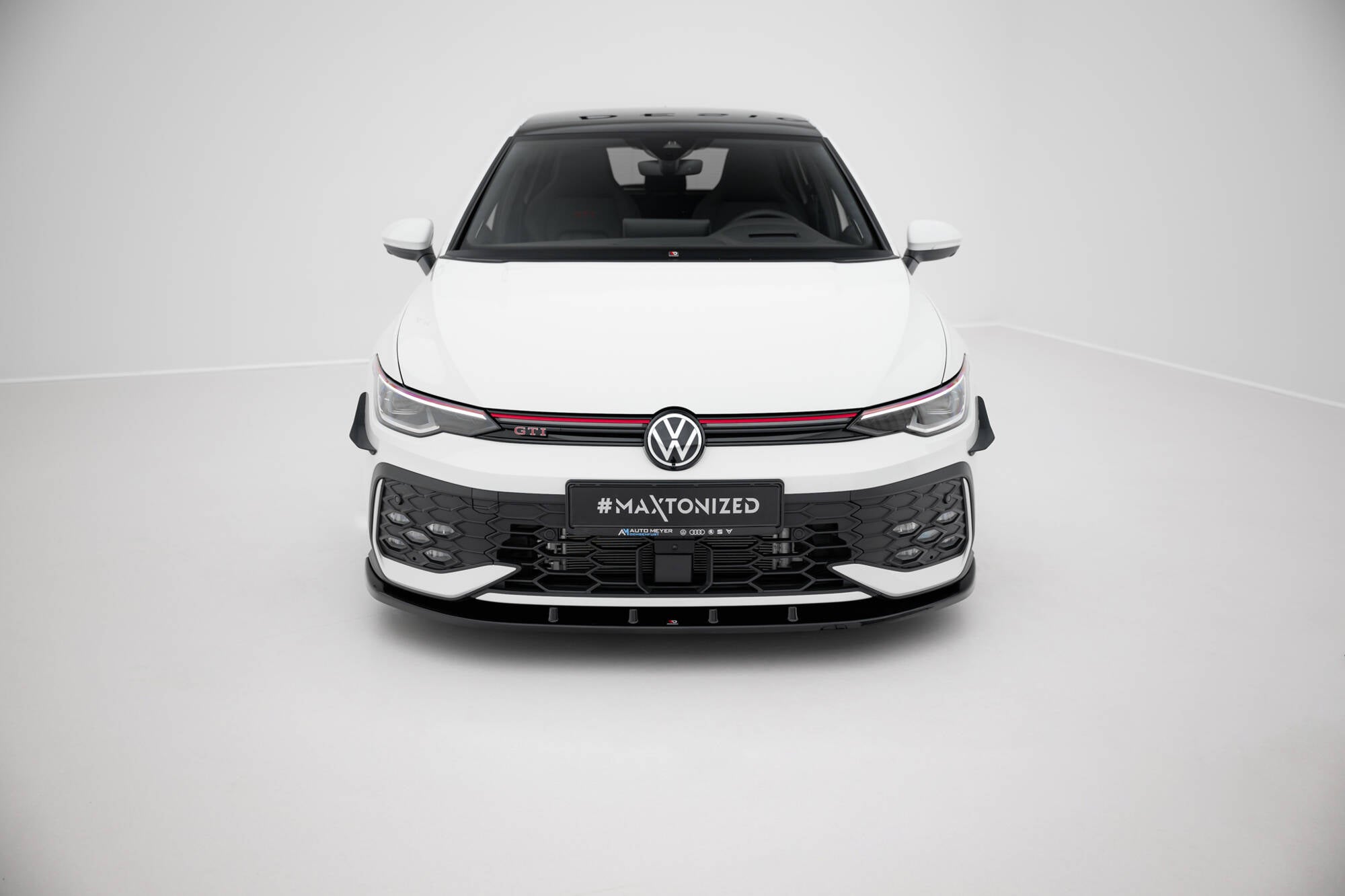 Front splitter v.1 volkswagen golf gti / gte / r-line mk8 facelift