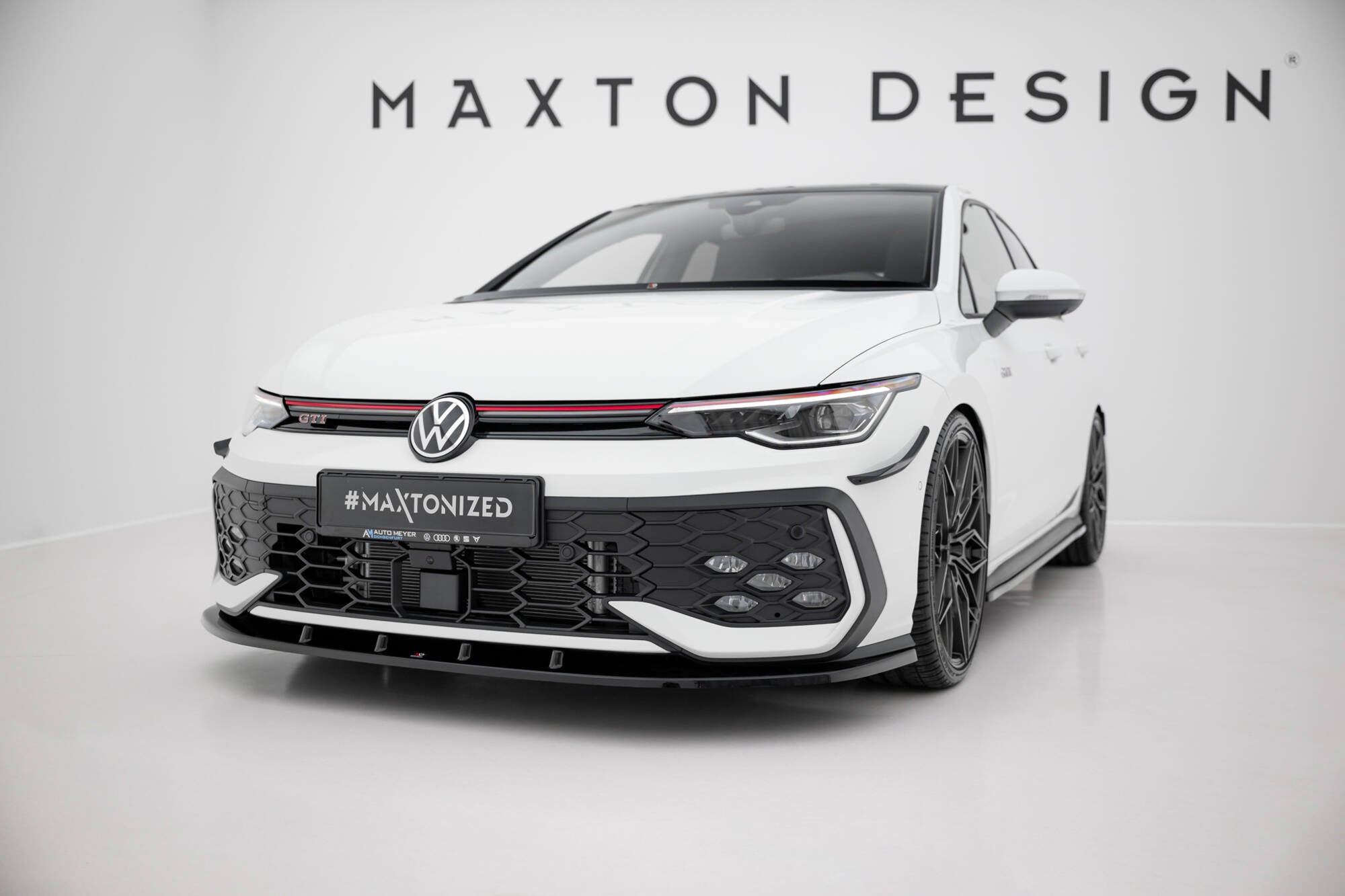 Front splitter v.1 volkswagen golf gti / gte / r-line mk8 facelift