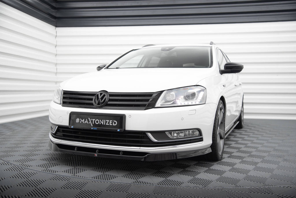 Front splitter v.1 volkswagen passat b7