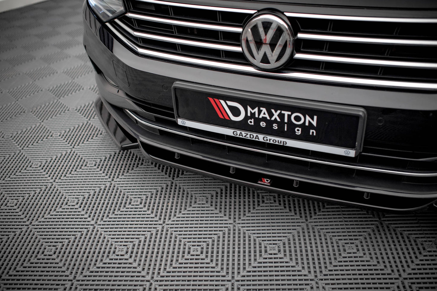 Front splitter v.1 volkswagen passat b8 facelift