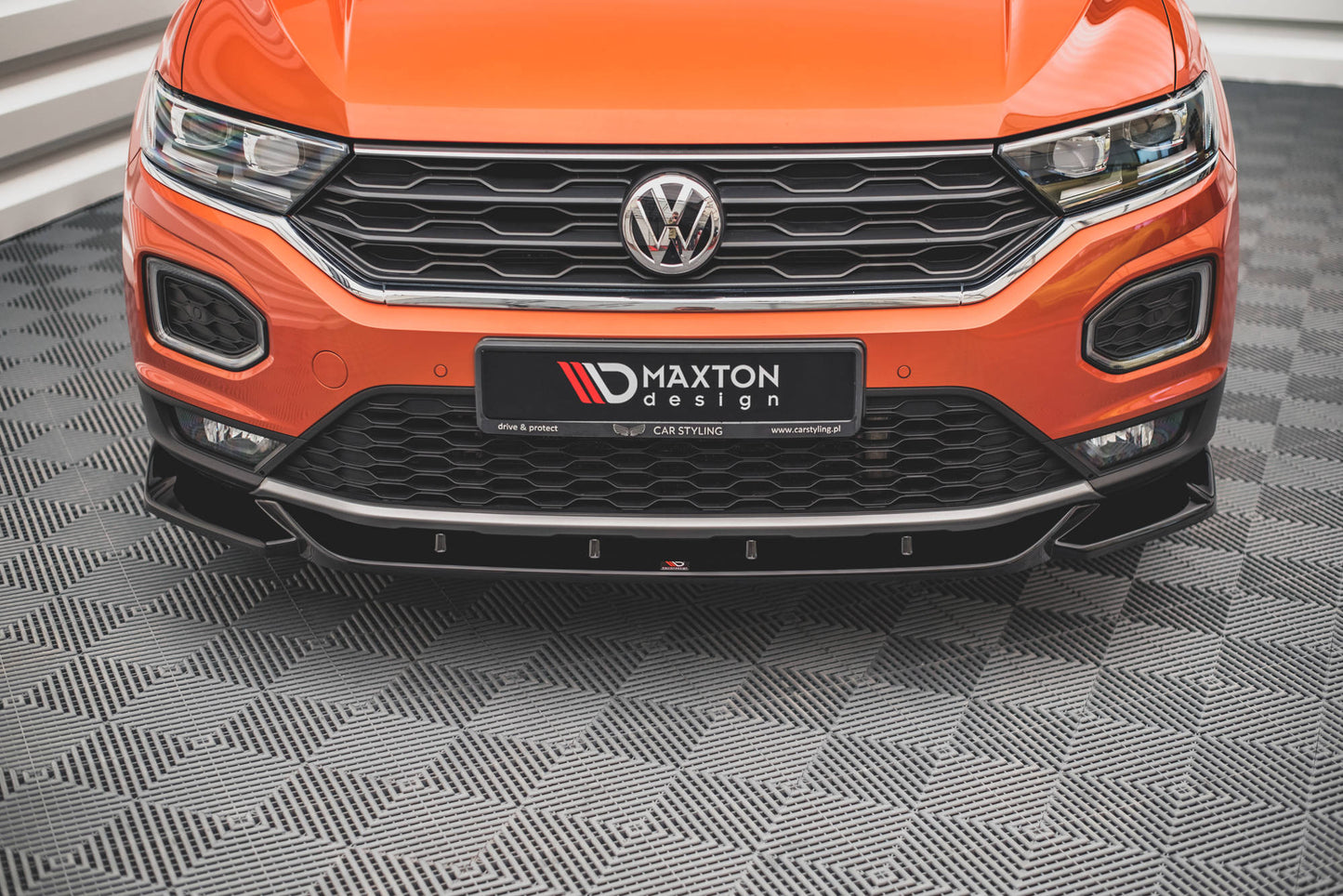 Front splitter v.1 volkswagen t-roc mk1