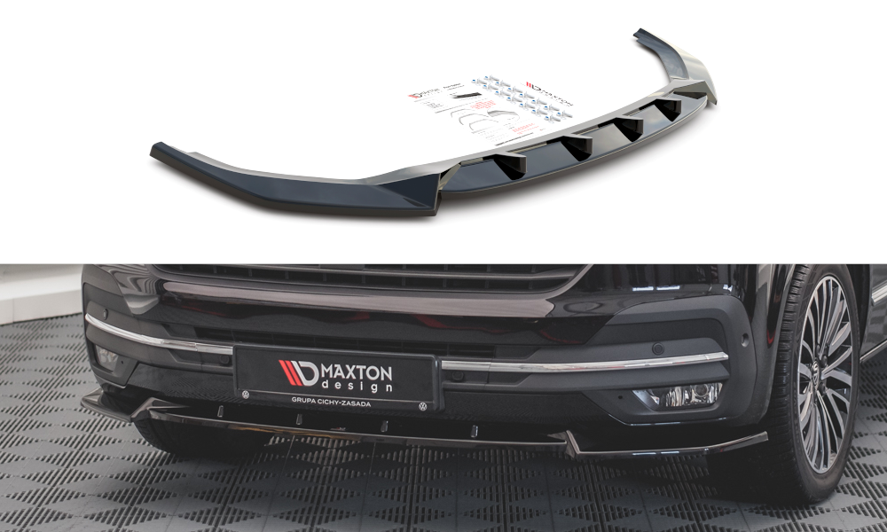 Front splitter v.1 volkswagen t6 facelift