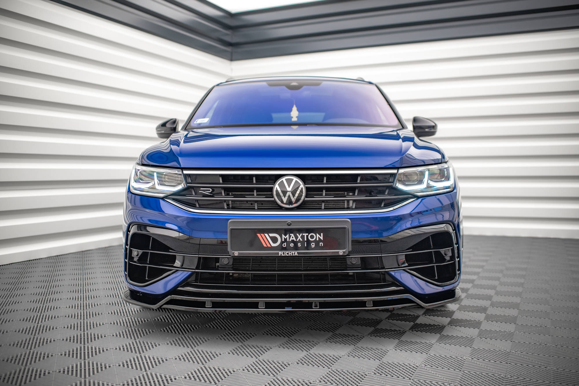 Front splitter v.1 volkswagen tiguan r / r-line mk2 facelift