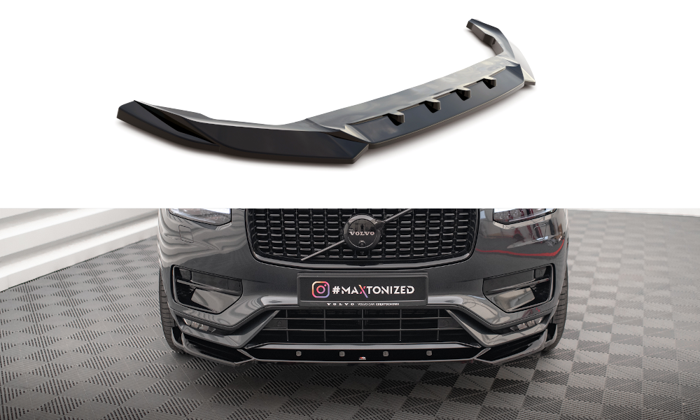 Front splitter v.1 volvo xc90 r-design mk2 facelift