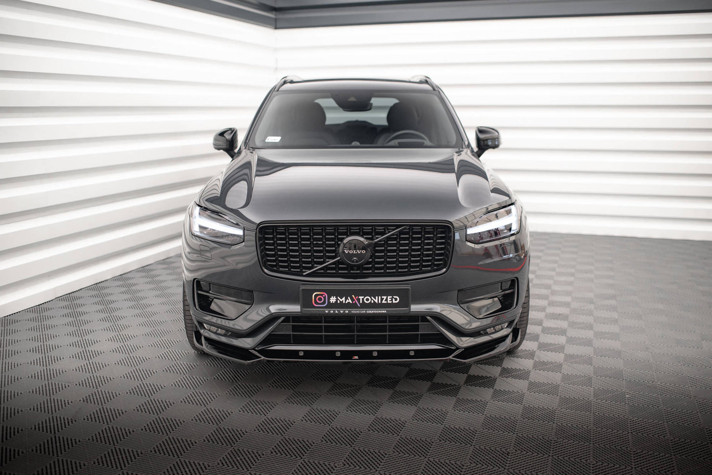 Front splitter v.1 volvo xc90 r-design mk2 facelift