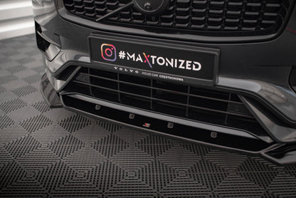 Front splitter v.1 volvo xc90 r-design mk2 facelift
