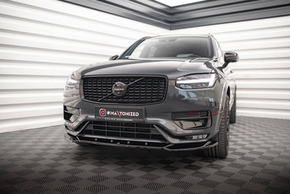 Front splitter v.1 volvo xc90 r-design mk2 facelift