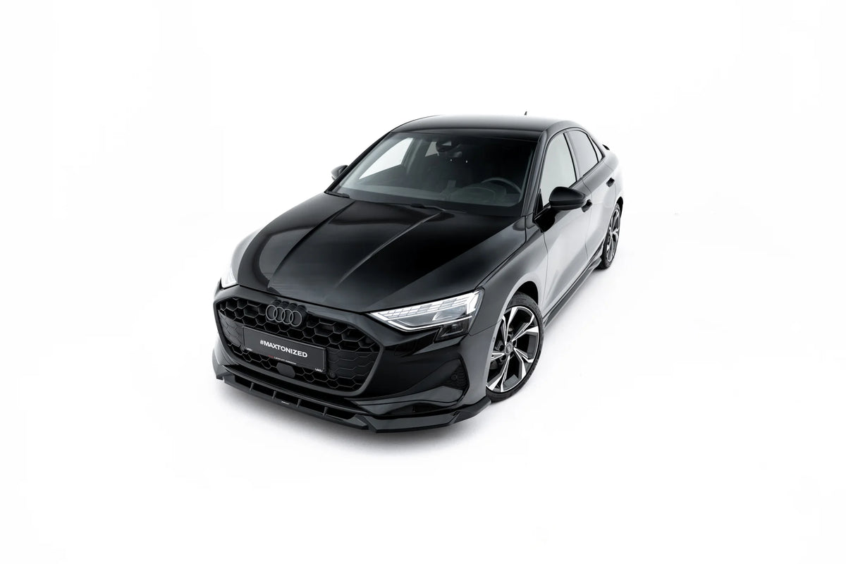 Front splitter v.1 suitable for audi a3 sedan 8y facelift