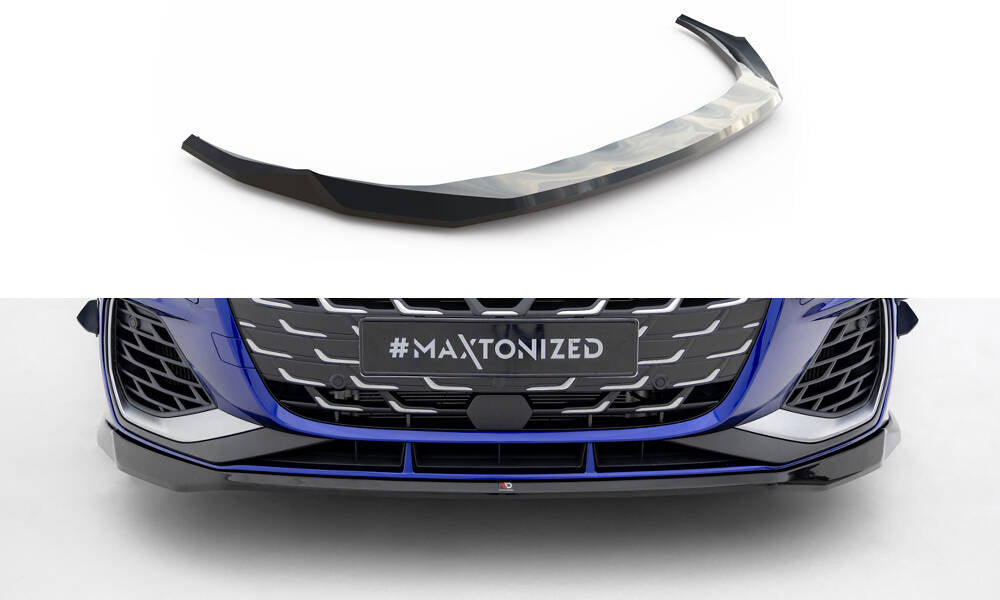 Front splitter v.2 audi a3 s-line sedan / s3 sedan 8y facelift