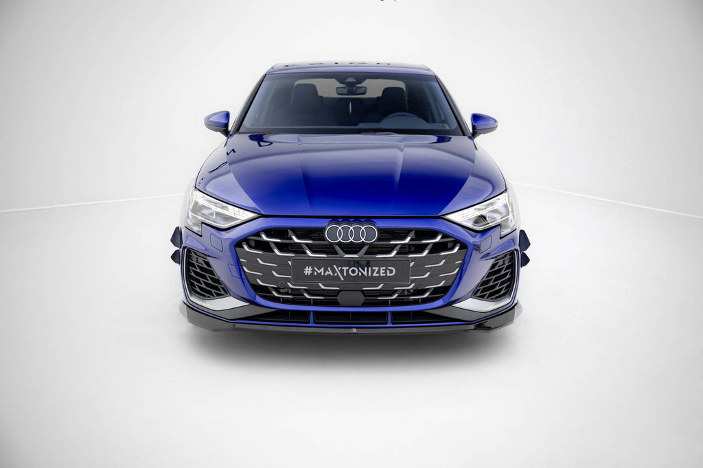 Front splitter v.2 audi a3 s-line sedan / s3 sedan 8y facelift