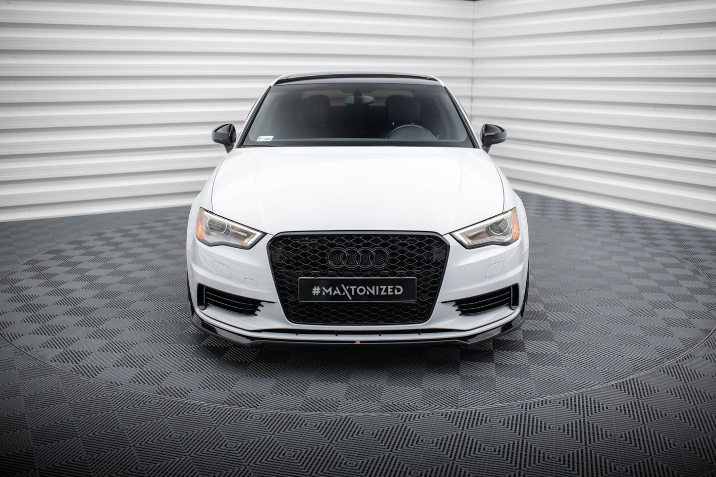 Front splitter v.2 audi a3 sedan 8v