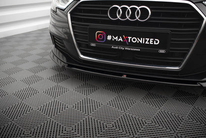 Front splitter v.2 audi a3 sportback 8v facelift
