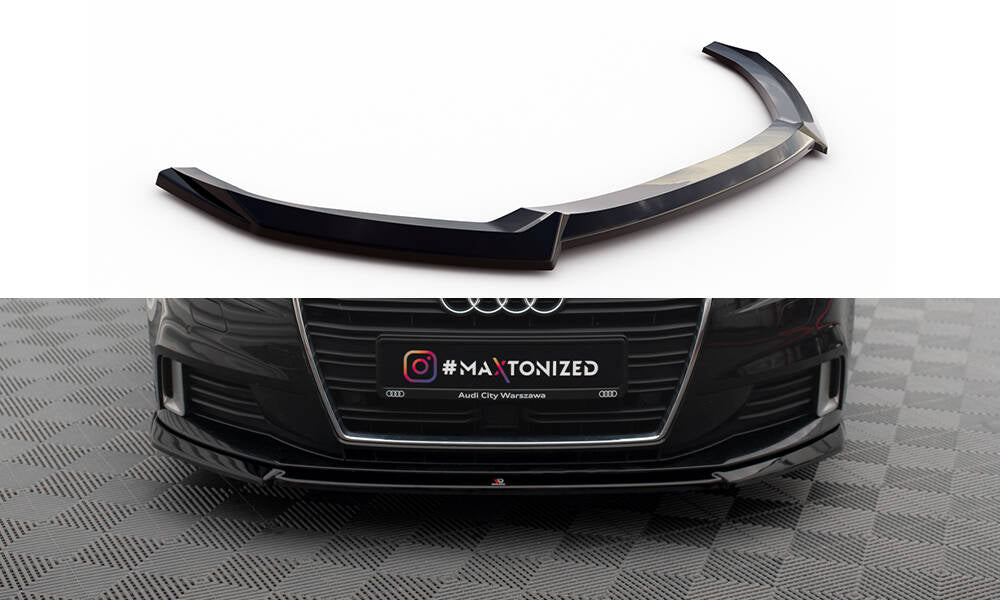 Front splitter v.2 audi a3 sportback 8v facelift