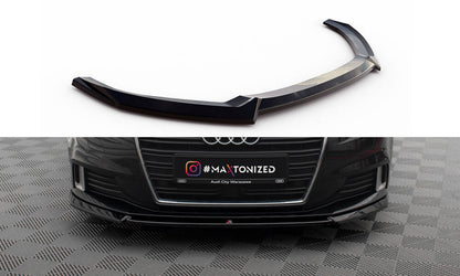 Front splitter v.2 audi a3 sportback 8v facelift