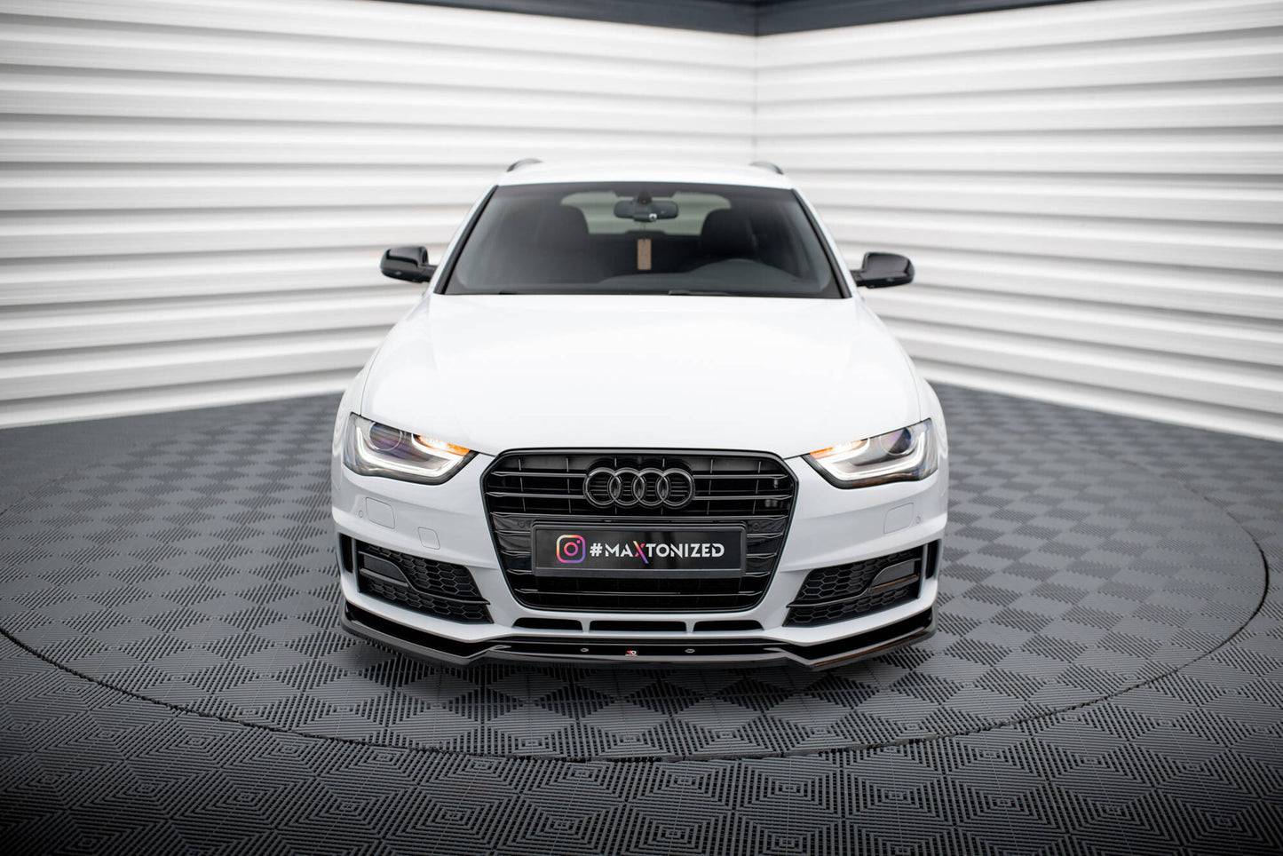 Front splitter v.2 audi a4 competition b8 facelift