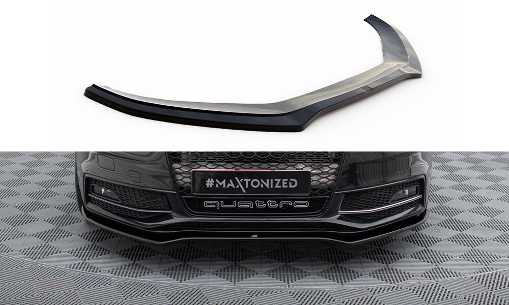 Front splitter v.2 audi a4 s-line / s4 b8 facelift
